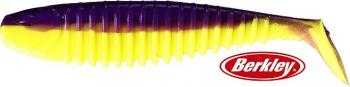 Berkley Flex Slim Shad - 7`-18cm - Purple Chartreuse